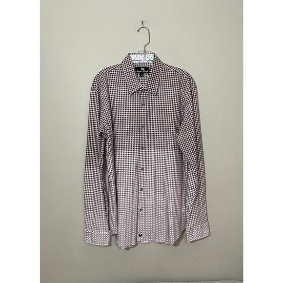 Buttercloth Men's Size XL Regular Fit Button Down Long Sleeve Ombré Shirt - Picture 1 of 9